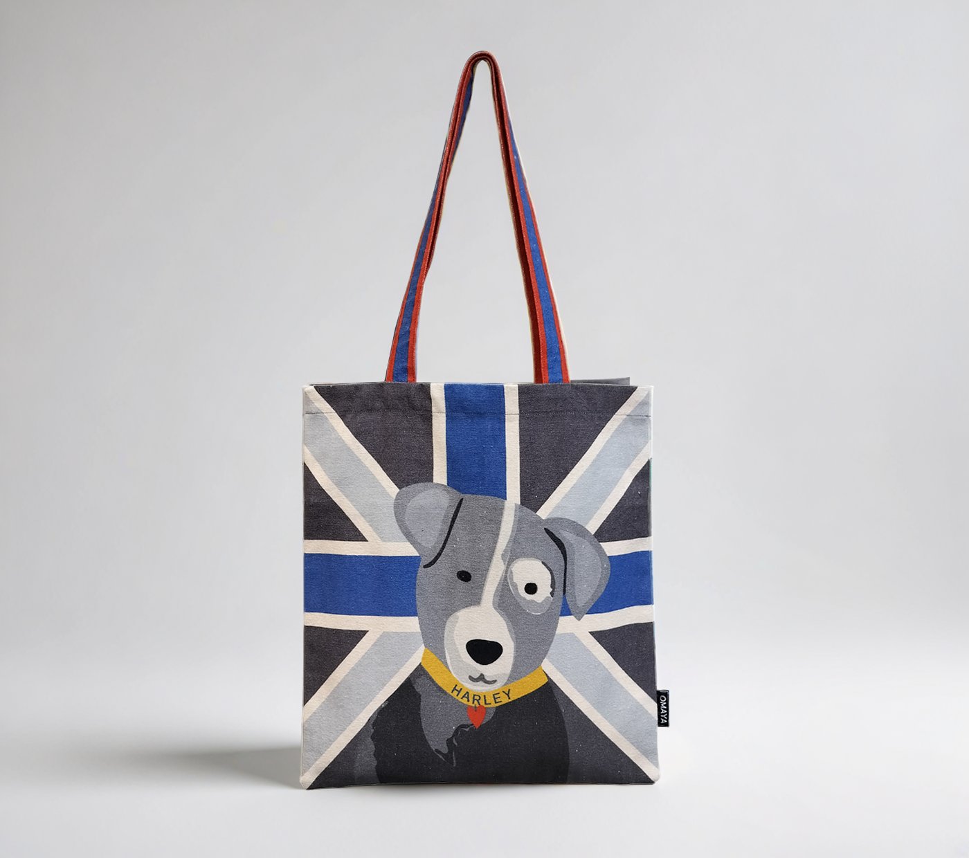 Harley The Pet Blue Tote Bag 34x36 cm.