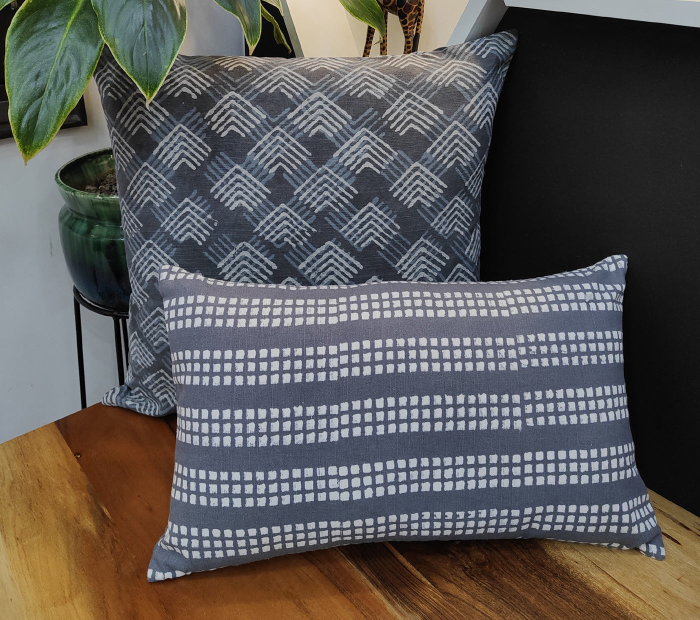 Hand Block Printed Cushion Cover Size 50X50Cms